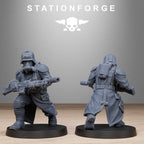 GrimGuard Shovel Trenches- 10Minis, Designed by StationForge with gratis Basis