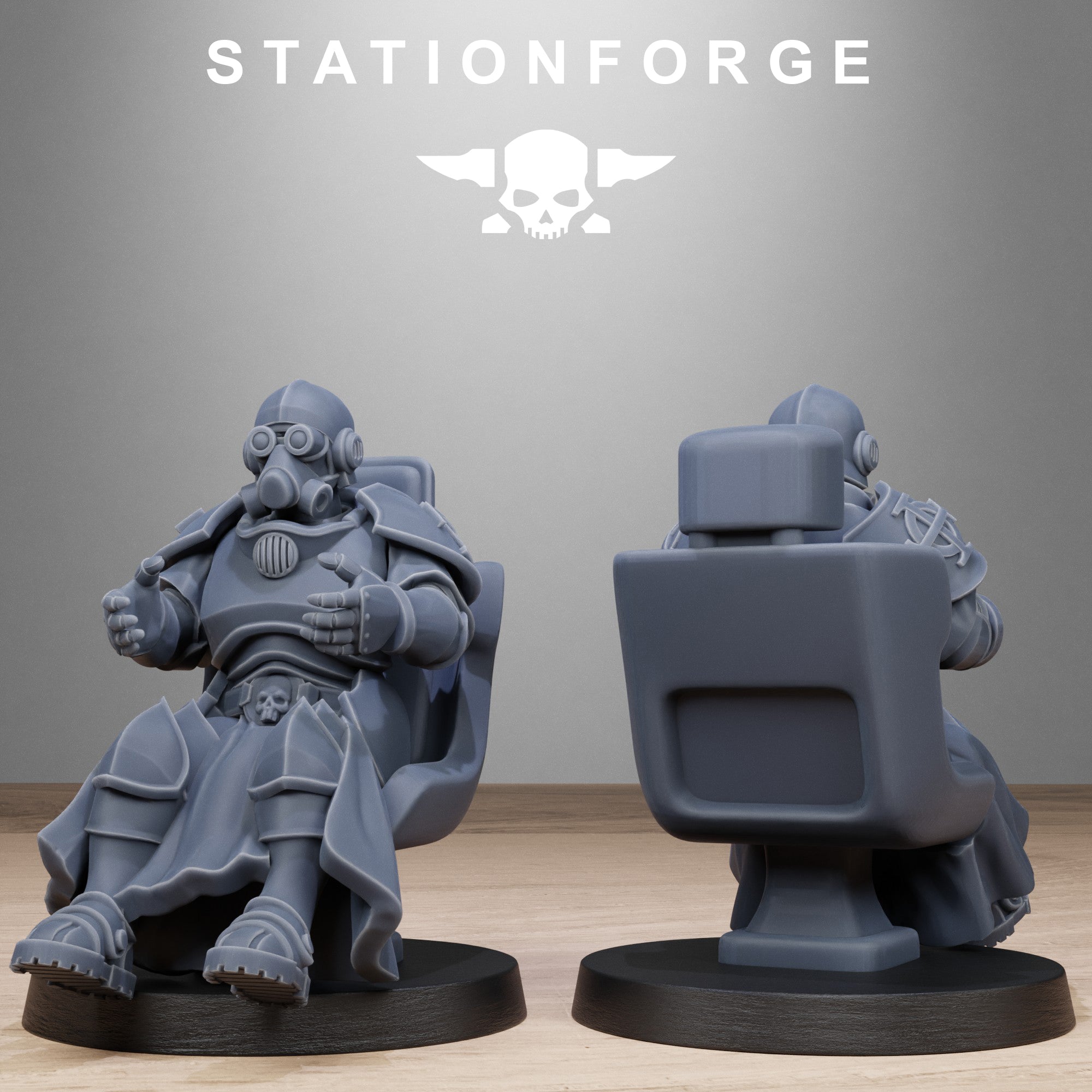 Pilot Commanders- 10 Tabletop Miniatures, Designed by StationForge with gratis Bases