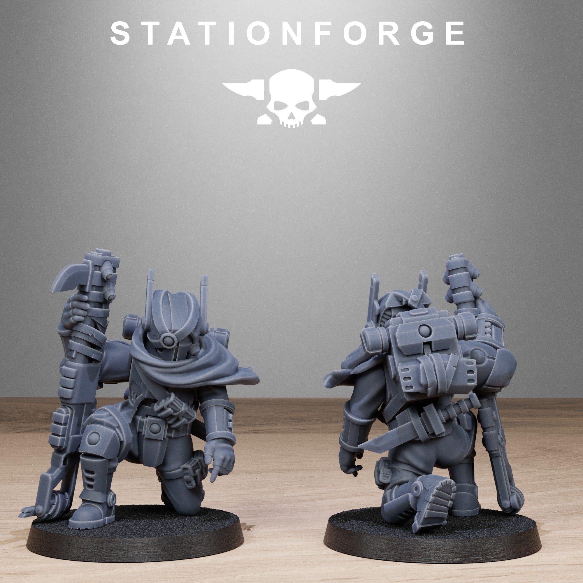 Tarion Hunters- 10Minis, Designed by StationForge with gratis Basis