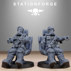 Pilot Commanders- 10 Tabletop Miniatures, Designed by StationForge with gratis Bases