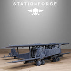 Grimguard Iron Biplane- 10 Tabletop Miniature, Designed by StationForge with gratis Base