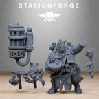 GrimCorp Scrap Operatives- 10 Tabletop Miniatures, Designed by StationForge with gratis Bases