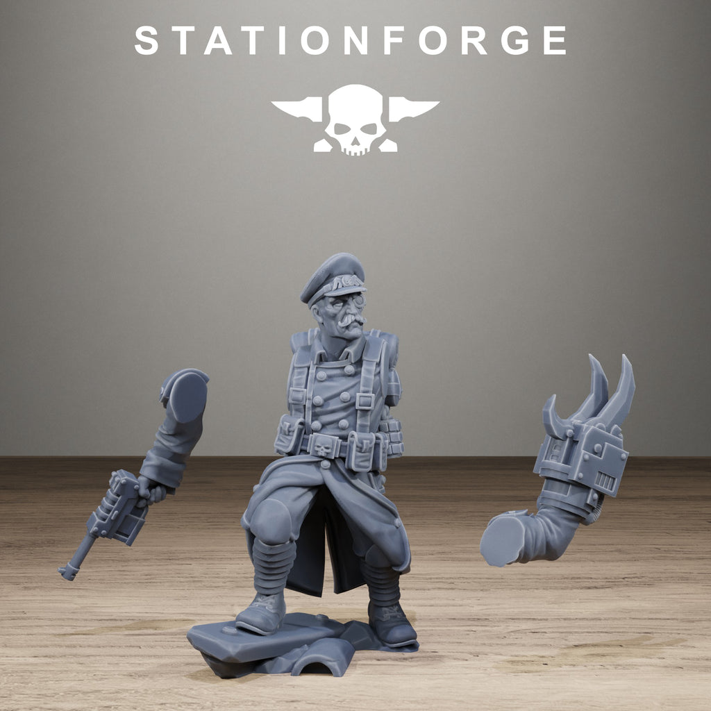 GrimGuard Trench Raiders , 10 Tabletop Miniatures, Designed by StationForge with gratis Bases