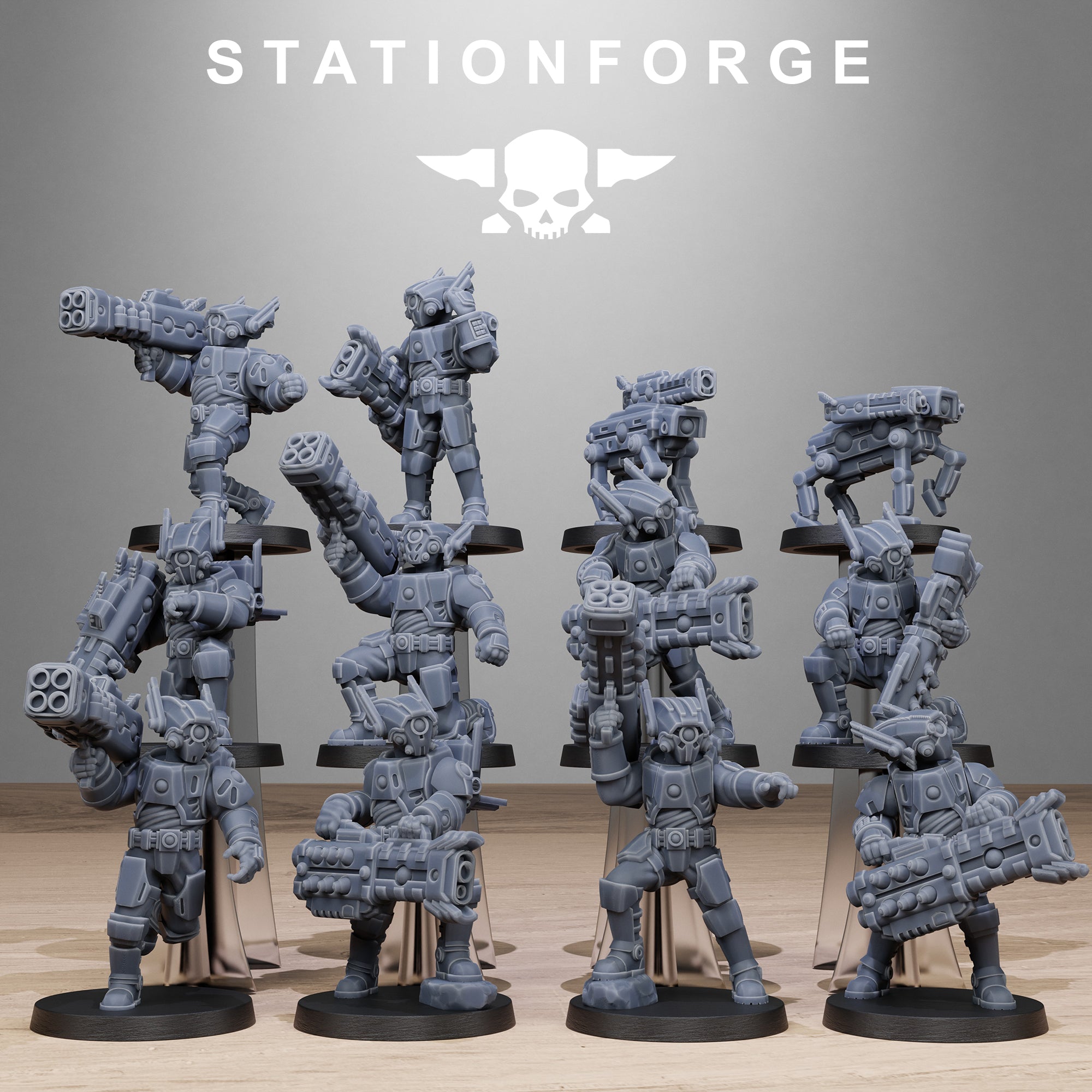 Tarion Heavy Infantry- 10Minis, Designed by StationForge with gratis Basis
