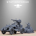 Corrupted Bloody Convoy, full Set- Tabletop Miniatures, Designed by StationForge with gratis Bases