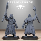 Scavengers Executioners- 10 Tabletop Miniatures, Designed by StationForge with gratis Bases