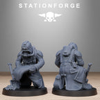 GrimGuard Battlefront- 10Minis, Designed by StationForge with gratis Basis