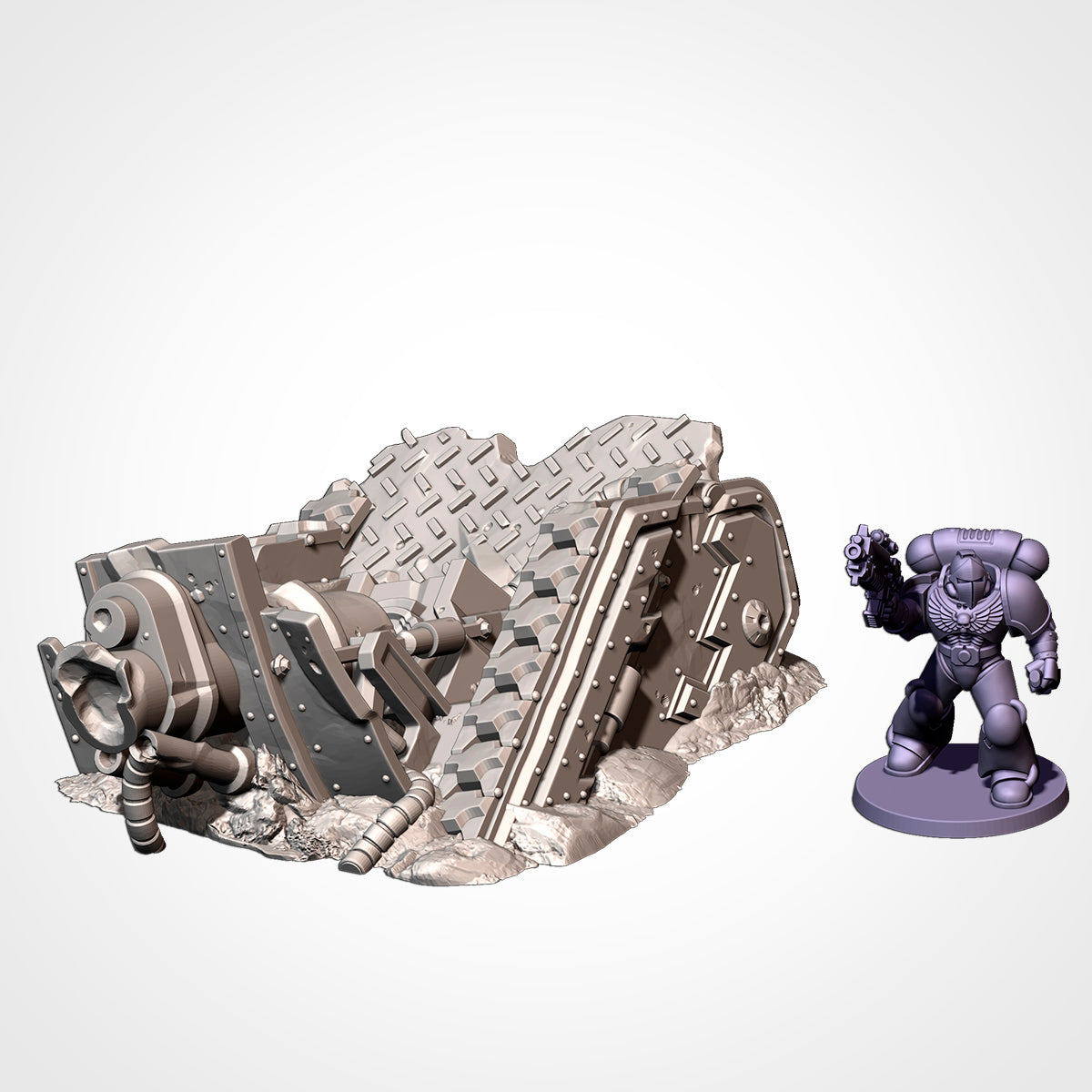 DESTROYED TANKS by Txarli Factory, PLA Terrain