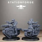 GrimGuard WarTreader, 10 Tabletop Miniatures, Designed by StationForge with gratis Bases