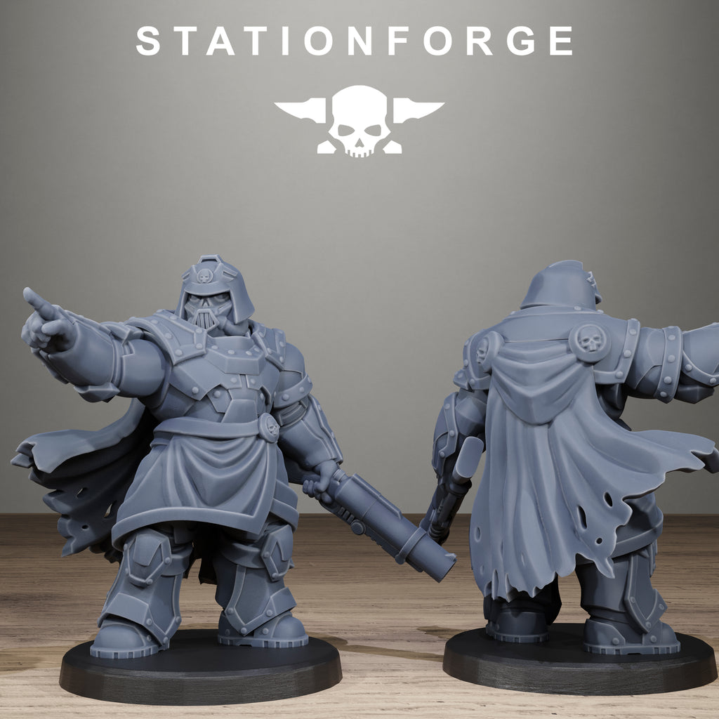 Grimguard Skull Wardens, 10 Tabletop Miniatures, Designed by StationForge with gratis Bases