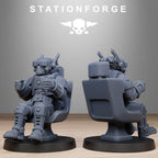 Pilot Commanders- 10 Tabletop Miniatures, Designed by StationForge with gratis Bases
