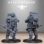 GrimCorp Scrap Operatives- 10 Tabletop Miniatures, Designed by StationForge with gratis Bases