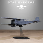 Grimguard Iron Biplane- 10 Tabletop Miniature, Designed by StationForge with gratis Base