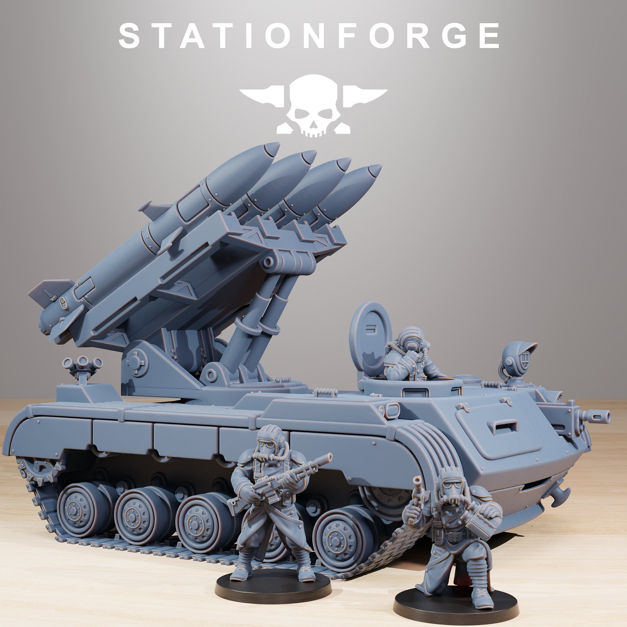 GrimGuard MA Builder Kit, Tabletop Miniatures, Designed by StationForge with gratis Bases