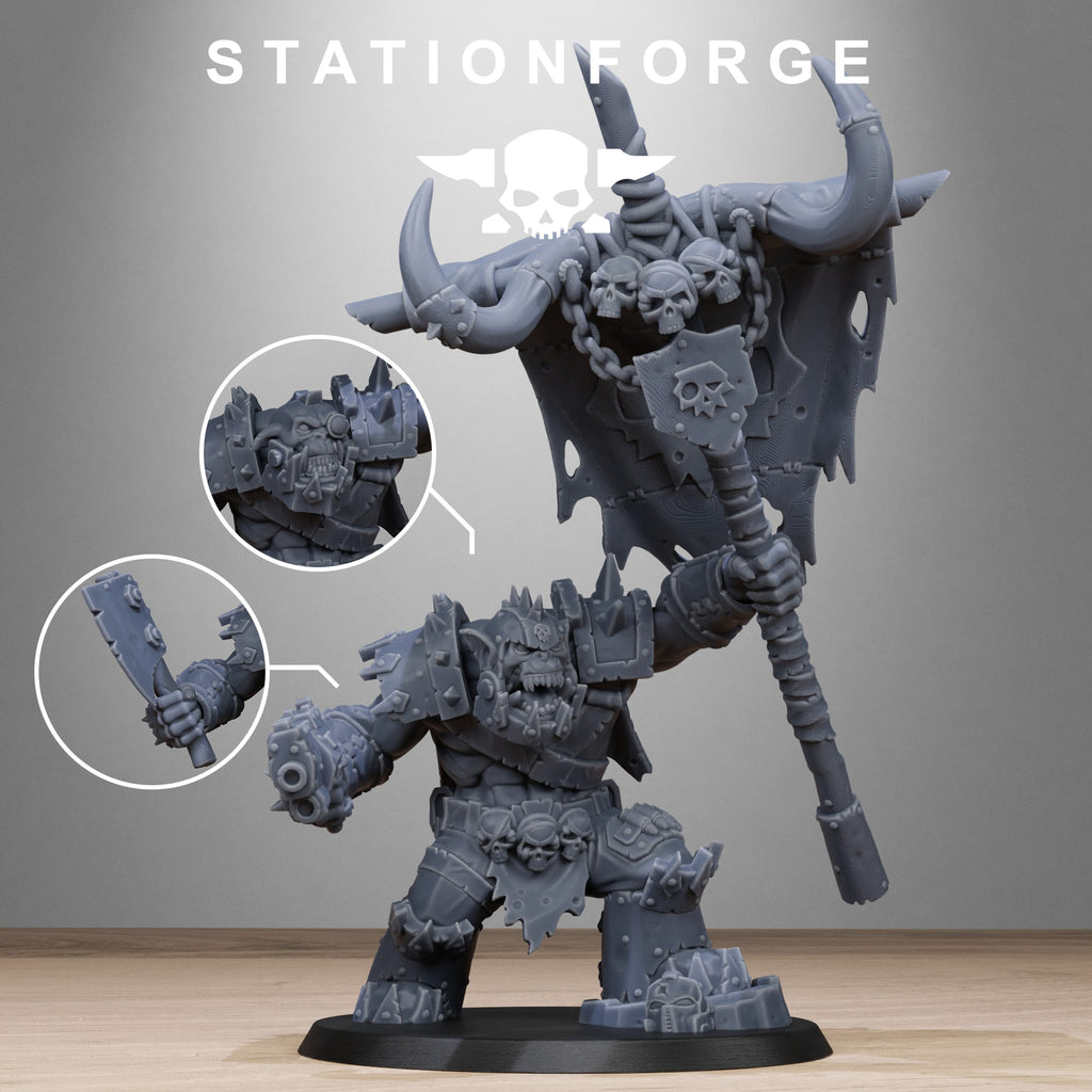Orkaz Starter Set, Tabletop Miniatures, Designed by StationForge with gratis Bases
