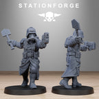 GrimGuard Shovel Trenches- 10Minis, Designed by StationForge with gratis Basis