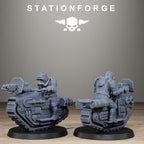 GrimGuard WarTreader, 10 Tabletop Miniatures, Designed by StationForge with gratis Bases