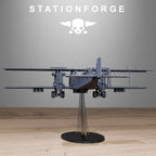 Grimguard Iron Biplane- 10 Tabletop Miniature, Designed by StationForge with gratis Base