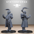GrimCorp Scrap Operatives- 10 Tabletop Miniatures, Designed by StationForge with gratis Bases