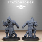 Scavengers Executioners- 10 Tabletop Miniatures, Designed by StationForge with gratis Bases