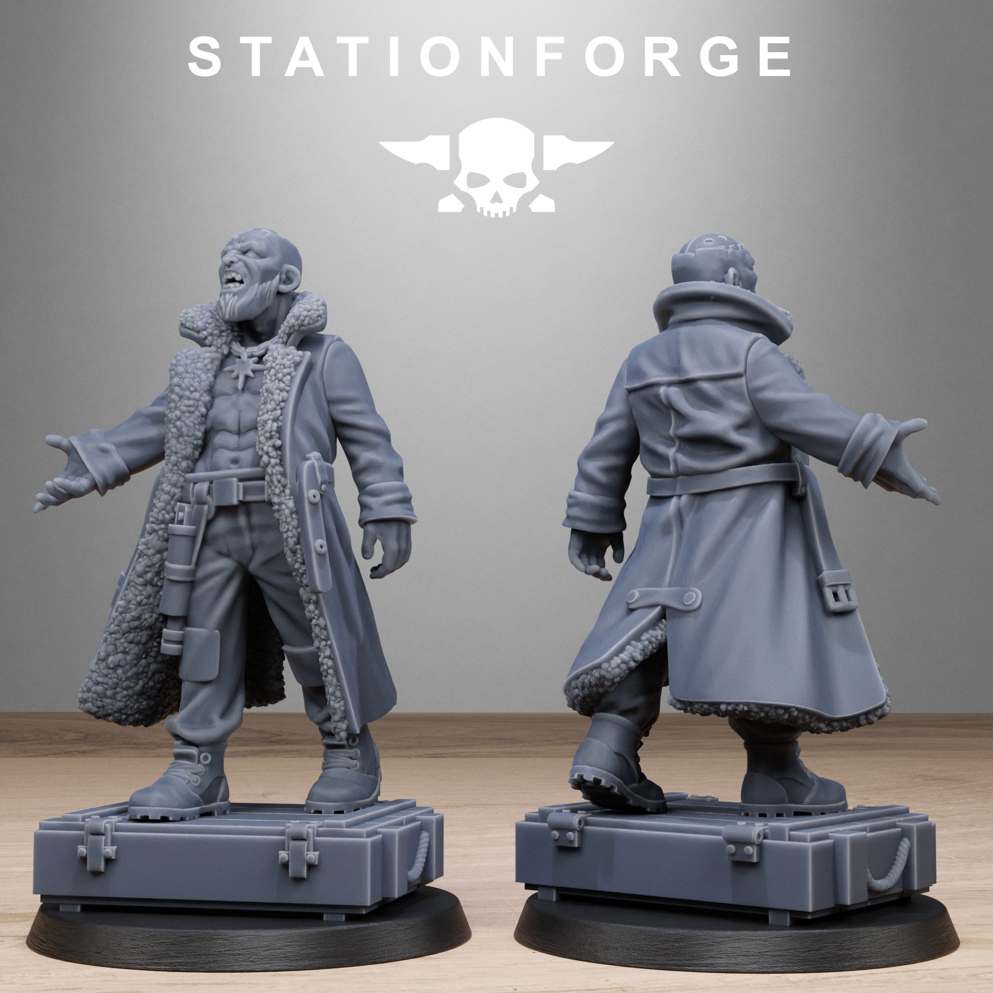 GrimCorp Scrap Operatives- 10 Tabletop Miniatures, Designed by StationForge with gratis Bases