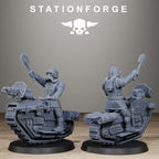 GrimGuard WarTreader, 10 Tabletop Miniatures, Designed by StationForge with gratis Bases