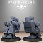 Pilot Commanders- 10 Tabletop Miniatures, Designed by StationForge with gratis Bases