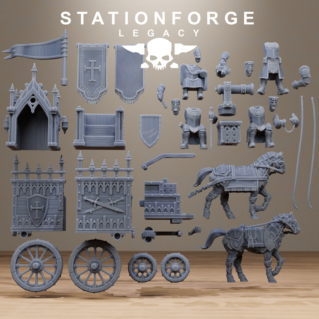 Thorncrest Carriage from StationForgeLegacy Tabletop Miniatur +Gratis Base