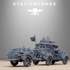Corrupted Bloody Convoy, full Set- Tabletop Miniatures, Designed by StationForge with gratis Bases