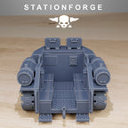 GrimGuard Tankette, whole Set, Tabletop Miniatures, Designed by StationForge with gratis Bases