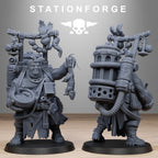 GrimCorp Scrap Operatives- 10 Tabletop Miniatures, Designed by StationForge with gratis Bases