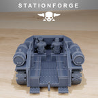 GrimGuard Tankette, whole Set, Tabletop Miniatures, Designed by StationForge with gratis Bases