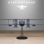 Grimguard Iron Biplane- 10 Tabletop Miniature, Designed by StationForge with gratis Base