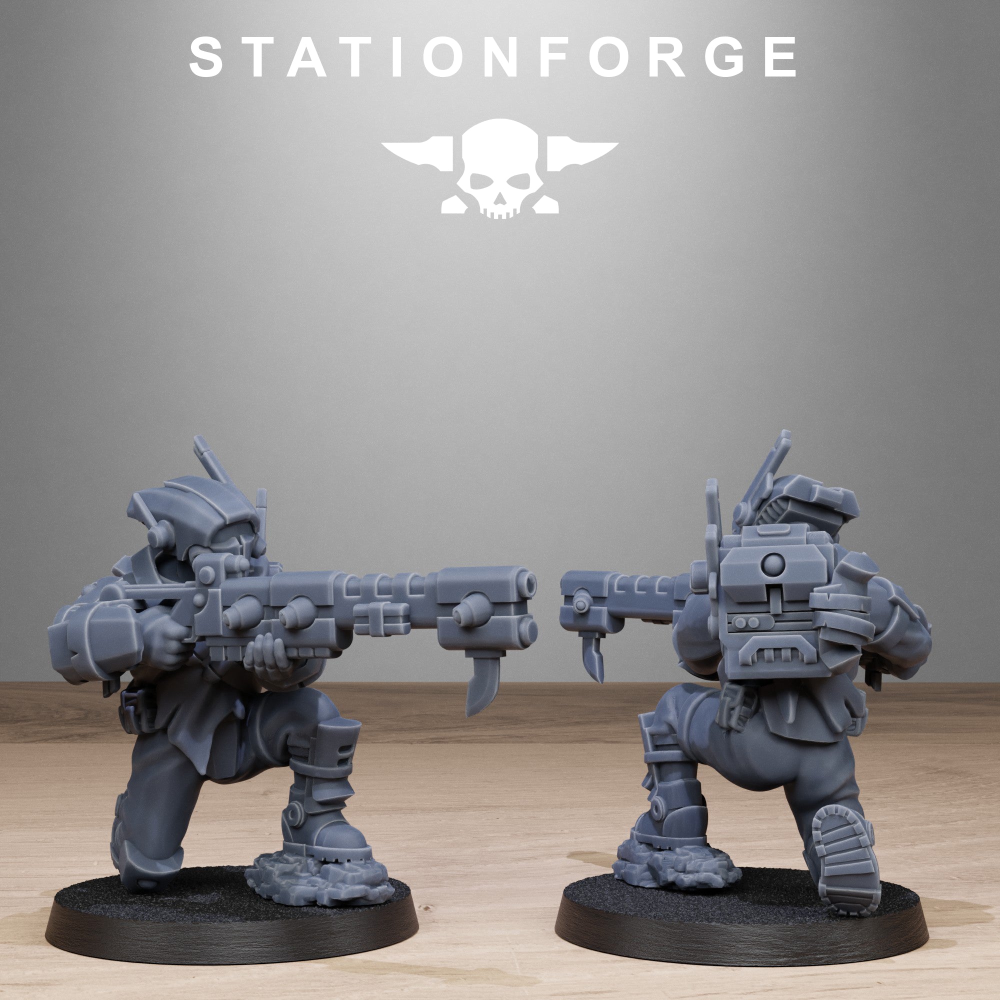 Tarion Hunters- 10Minis, Designed by StationForge with gratis Basis