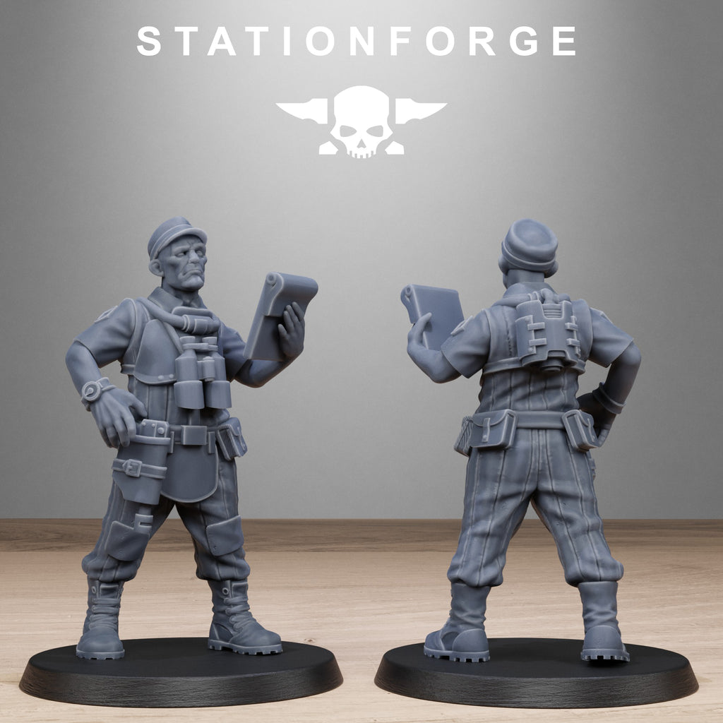 GrimCorp Scrap Operatives- 10 Tabletop Miniatures, Designed by StationForge with gratis Bases