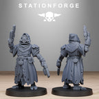 Scavengers Executioners- 10 Tabletop Miniatures, Designed by StationForge with gratis Bases