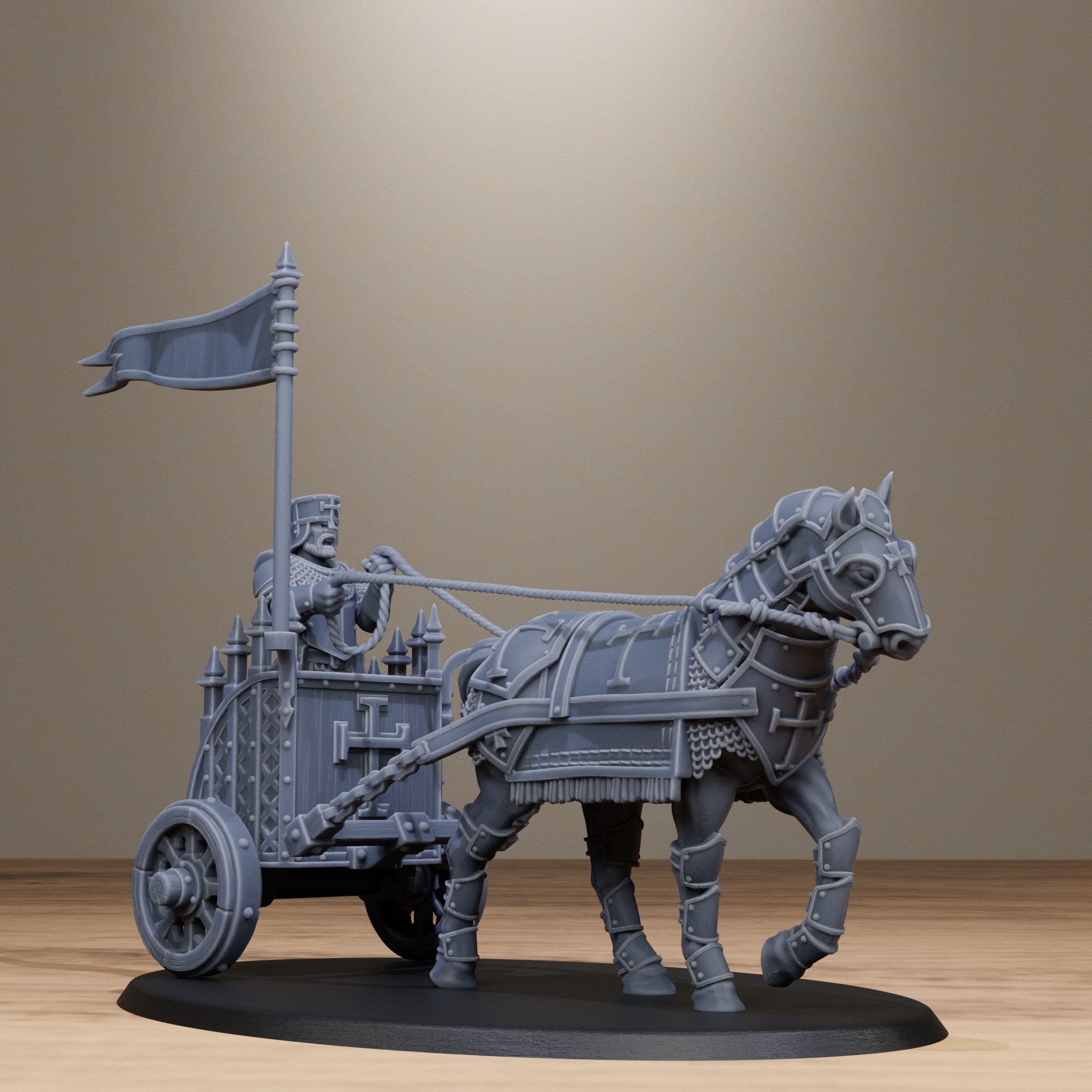 Thorncrest Carriage from StationForgeLegacy Tabletop Miniatur +Gratis Base