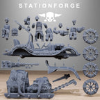 Corrupted Bloody Convoy, full Set- Tabletop Miniatures, Designed by StationForge with gratis Bases