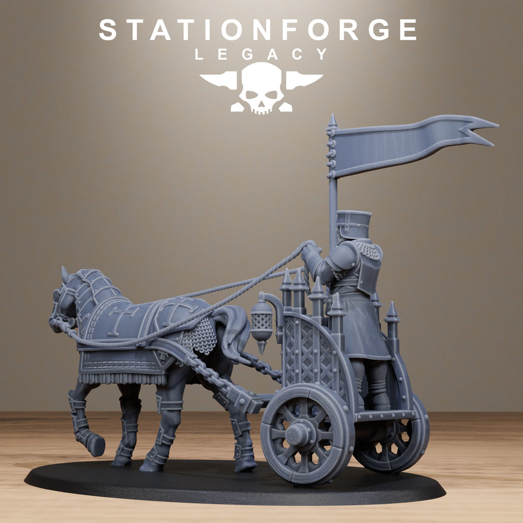 Thorncrest Carriage from StationForgeLegacy Tabletop Miniatur +Gratis Base