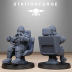 Pilot Commanders- 10 Tabletop Miniatures, Designed by StationForge with gratis Bases