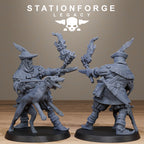 Thorncrest Witch Hunters from StationForgeLegacy/10 Miniatures +Gratis Bases