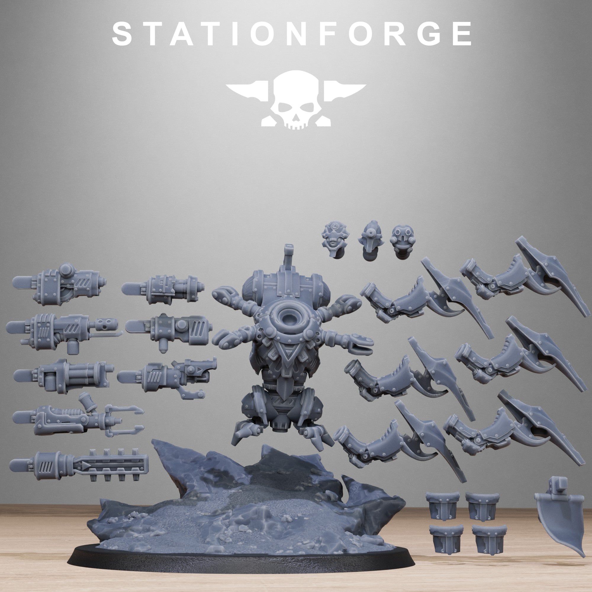 Astronet Executor- Tabletop Miniature, Designed by StationForge with Bases