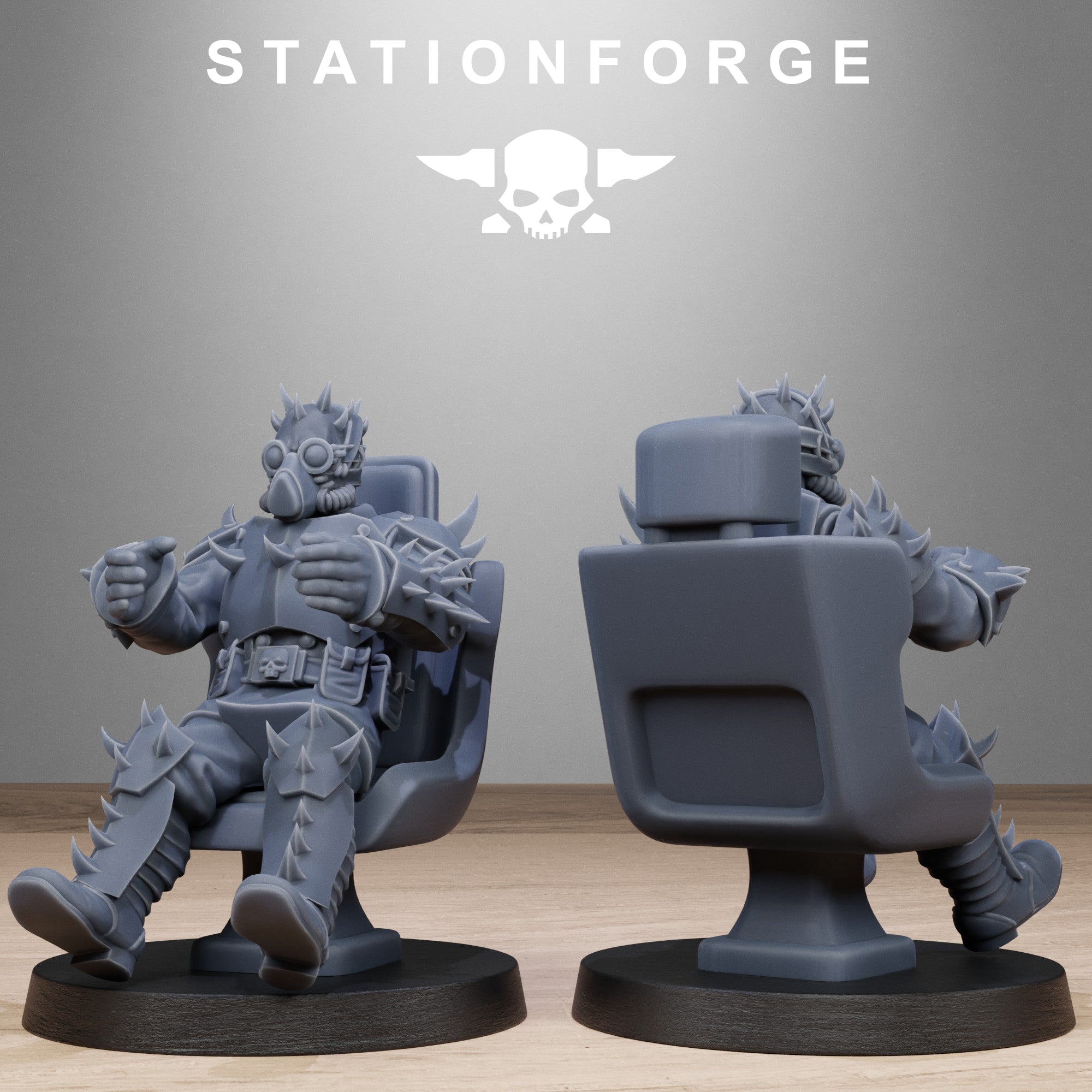Pilot Commanders- 10 Tabletop Miniatures, Designed by StationForge with gratis Bases