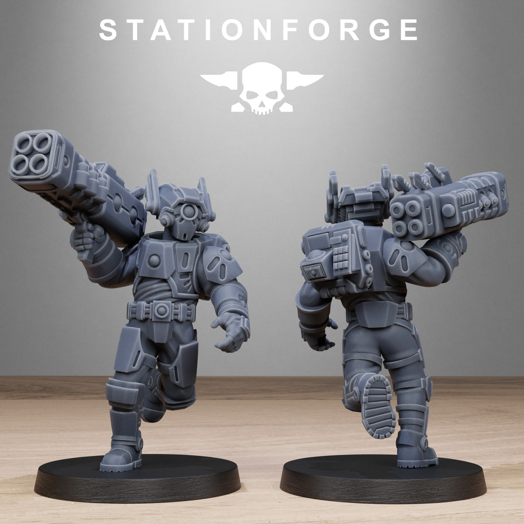 Tarion Heavy Infantry- 10Minis, Designed by StationForge with gratis Basis