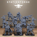 Thorncrest Witch Hunters from StationForgeLegacy/10 Miniatures +Gratis Bases