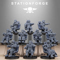 Pilot Commanders- 10 Tabletop Miniatures, Designed by StationForge with gratis Bases