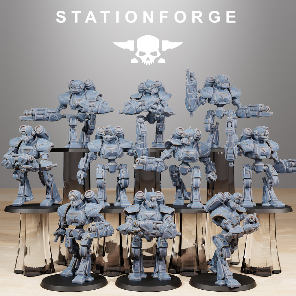 Scavenger Mechanods von StationForge/ 10Figuren in Set