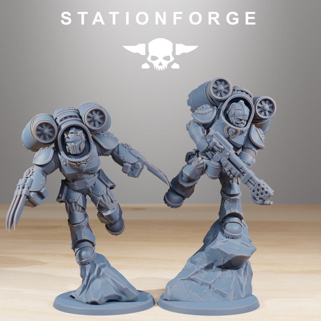 Socratis Deviators von StationForge/ 10 Tabletop, Wargame Miniatures+ Bases