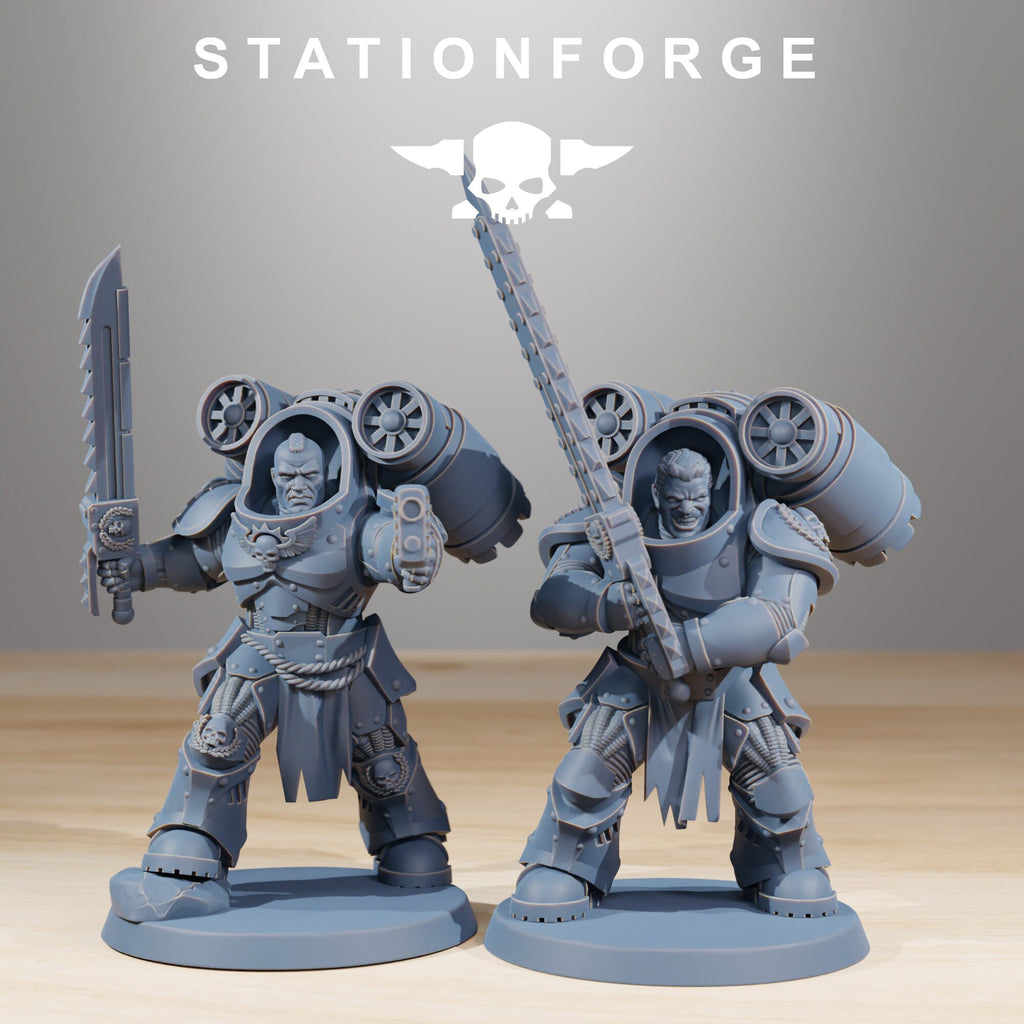 Socratis Deviators von StationForge/ 10 Tabletop, Wargame Miniatures+ Bases