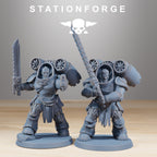 Socratis Deviators von StationForge/ 10 Tabletop, Wargame Miniatures+ Bases